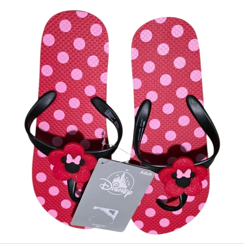 New Disney Minnie Mouse Flip Flop 7/8